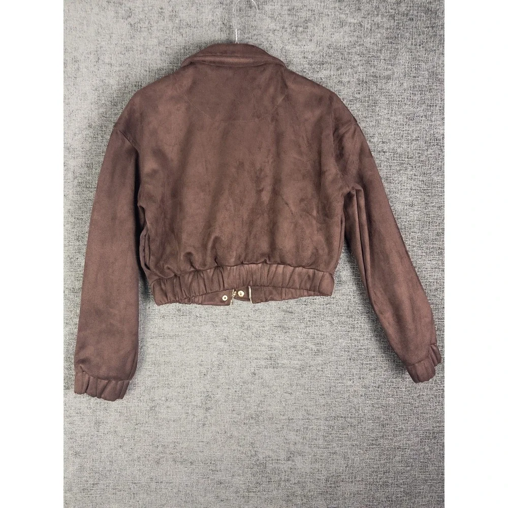 House of Harlow 1960 Brown Suede Cropped Jacket